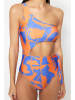 trendyol Badeanzug in Blau/ Orange