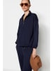 trendyol 2-delige outfit donkerblauw