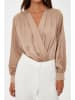 trendyol Blusenbody in Beige