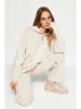 trendyol 2-delige outfit crème