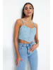 trendyol Top lichtblauw