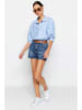 trendyol Jeans-Shorts in Dunkelblau