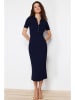 trendyol Strickkleid in Dunkelblau