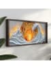 HanahHome Gerahmter Kunstdruck in Braun/ Bunt - (B)120 x (H)40 cm