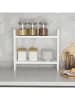 HanahHome Keukenrek "Denver" wit - (B)34 x (H)30 x (D)10 cm