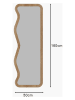 HanahHome Spiegel "Asel" beige - (B)50 x (H)160 cm