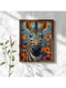 HanahHome Ingelijste kunstdruk bruin/meerkleurig - (B)35 x (H)47 cm