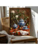 HanahHome Ingelijste kunstdruk bruin/meerkleurig - (B)50 x (H)70 cm