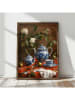 HanahHome Ingelijste kunstdruk bruin/meerkleurig - (B)50 x (H)70 cm