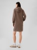 GAP Sweatkleid in Braun