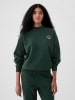 GAP Sweatshirt in Dunkelgrün