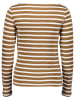 GAP Longsleeve in Braun/ Weiß