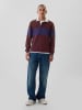 GAP Poloshirt in Bordeaux/ Blau