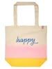 moses. Shopper "Happy" in Beige/ Rosa/ Gelb