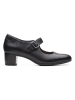 Clarks Leren pumps met bandje "Linnae Walk" zwart