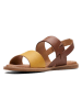 Clarks Leren sandalen "Karsea Strap" geel/bruin