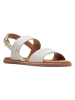 Clarks Leder-Sandalen "Karsea Strap" in Weiß
