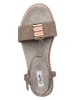 Clarks Leren sandalen "Agean Cool" taupe
