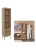 THE HOME DECO FACTORY Standregal "Klaus" in Braun - (B)40 x (H)160 x (T)30 cm