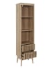 THE HOME DECO FACTORY Standregal "Klaus" in Braun - (B)40 x (H)160 x (T)30 cm