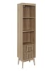 THE HOME DECO FACTORY Staande kast "Klaus" bruin - (B)40 x (H)160 x (D)30 cm