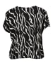 Kaffe Bluse in Schwarz/ Weiß