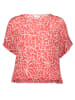Kaffe Bluse in Rot/ Creme