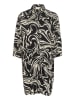 Kaffe Kleid in Schwarz/ Creme