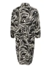 Kaffe Kleid in Schwarz/ Creme