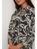 Kaffe Kleid in Schwarz/ Creme