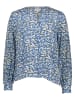 Kaffe Blouse blauw/wit