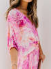 LA Angels Jurk roze/crème