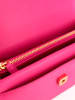 Liu Jo Leren schoudertas roze - (B)23 x (H)16 x (D)8 cm