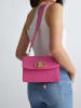 Liu Jo Leren schoudertas roze - (B)23 x (H)16 x (D)8 cm