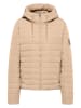 ELBSAND Doorgestikte jas "Claris" beige