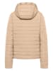 ELBSAND Doorgestikte jas "Claris" beige