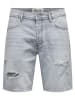 ONLY & SONS Spijkershort lichtblauw