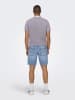 ONLY & SONS Spijkershort lichtblauw