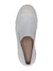 Caprice Skórzane slippersy w kolorze białym