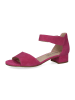 Caprice Leder-Sandaletten in Pink