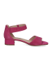 Caprice Leder-Sandaletten in Pink