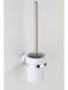 Wenko WC-Garnitur ''Quadro'' in Weiß - (B)9,5 x (H)35,5 x (T)12 cm