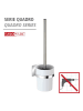 Wenko WC-Garnitur ''Quadro'' in Weiß - (B)9,5 x (H)35,5 x (T)12 cm