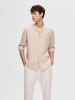 SELECTED HOMME Leinen-Hemd in Beige