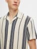SELECTED HOMME Hemd in Creme/ Blau