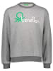 Benetton Sweatshirt in Hellgrau