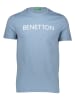 Benetton Shirt lichtblauw