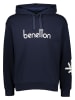 Benetton Hoodie donkerblauw