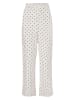 Becksöndergaard Pyjama "Dot" in Weiß/ Schwarz