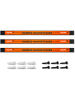 Inkazen 3-delige set: gereedschapslijsten - (B)46 x (H)2,45 x (D)1,35 cm